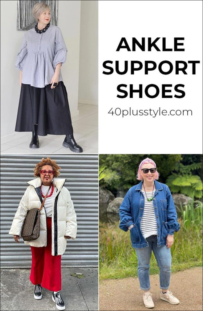 Ankle support shoes | 40plusstyle.com