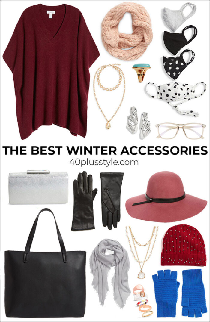 The best winter accessories to add pizazz to any cold weather outfit | 40plusstyle.com