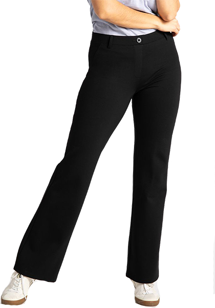 Comfortable pants for women: Betabrand Dress Pant Yoga Pants | 40plusstyle.com