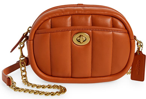 COACH Quilted Leather Camera Bag in the New Year sale | 40plusstyle.com
