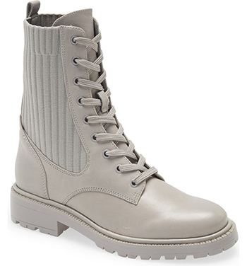 Sam Edelman Lydell Mixed Media Combat Boot | 40plusstyle.com