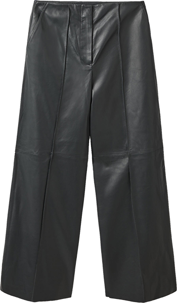 COS long leather pants | 40plusstyle.com