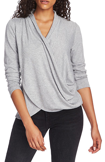 New Year sale choices - 1.STATE Cozy Knit Top | 40plusstyle.com