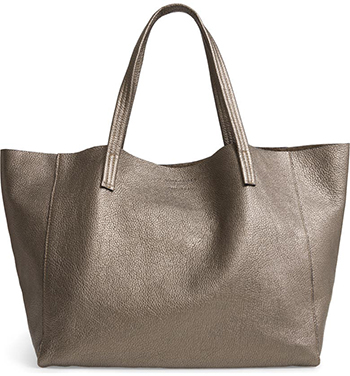 Kurt Geiger London Violet Leather Tote | 40plusstyle.com