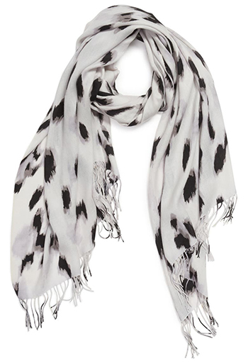 Nordstrom Tissue Print Wool & Cashmere Wrap Scarf | 40plusstyle.com