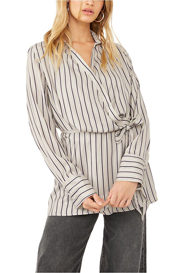 New Year sale choices - Free People Arlo Wrap Top | 40plusstyle.com