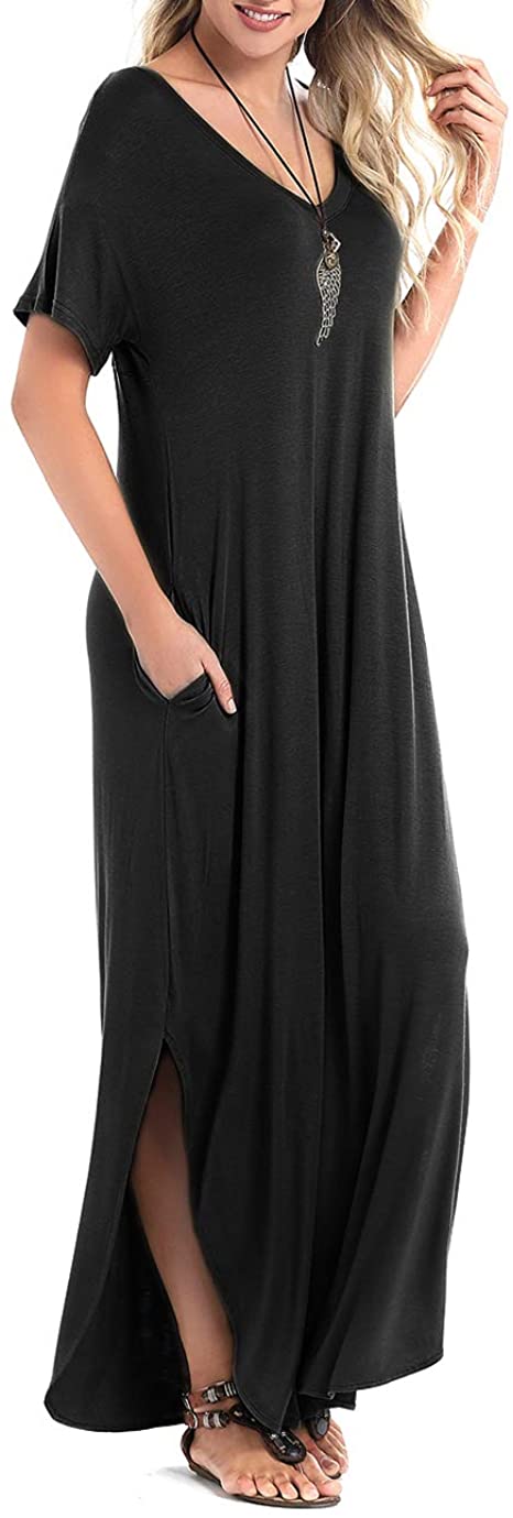 Perfect little black dress - Arolina Beach Long Maxi Dress | 40plusstyle.com