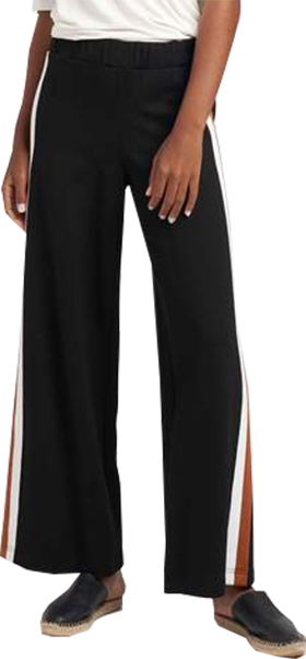 Universal Standard Stephanie Wide Leg Stripe Pants | 40plusstyle.com