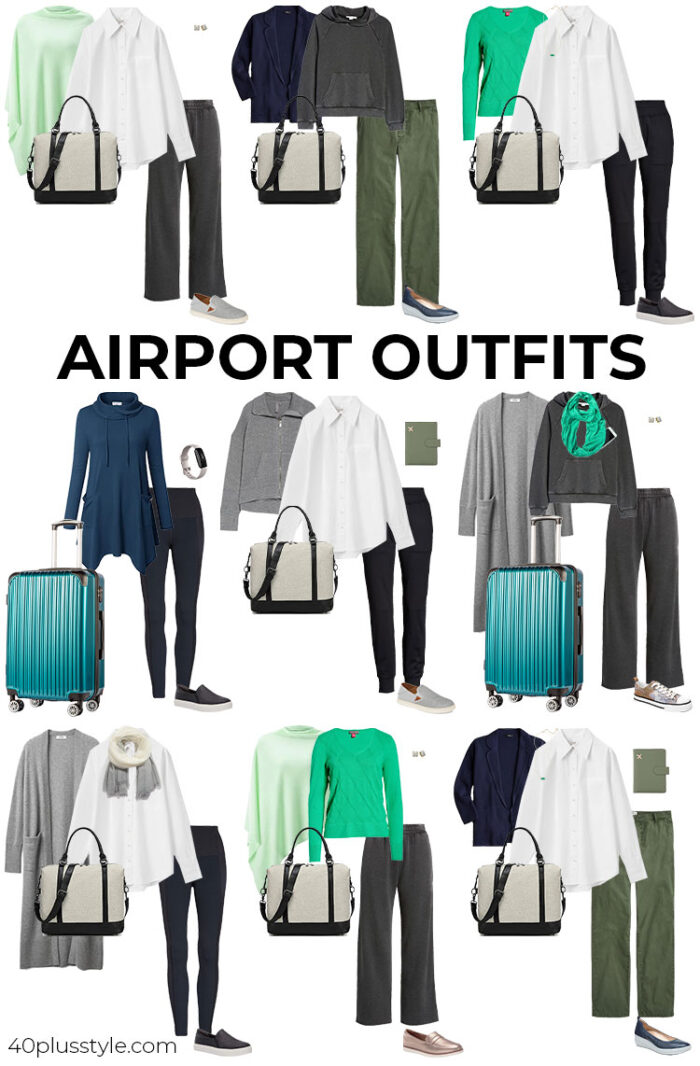 Airport outfits | 40plusstyle.com