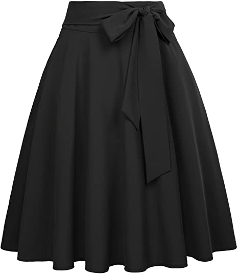 Belle Poque A-Line Midi Skirt | 40plusstyle.com