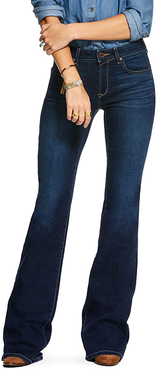 L.T.J Sicily Crop Raw Hem Flare Jeans | 40plusstyle.com