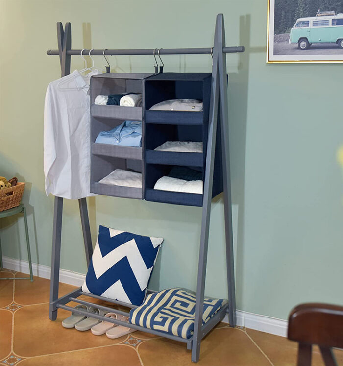 GRANNY SAYS 3-Shelf Hanging Closet Organizer | 40plusstyle.com