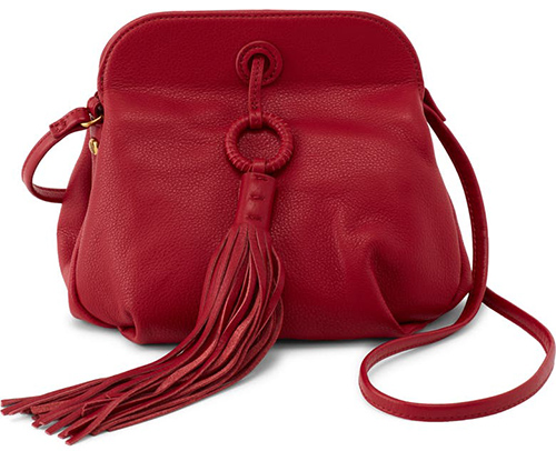 HOBO Birdy Tassel Leather Crossbody Bag | 40plusstyle.com
