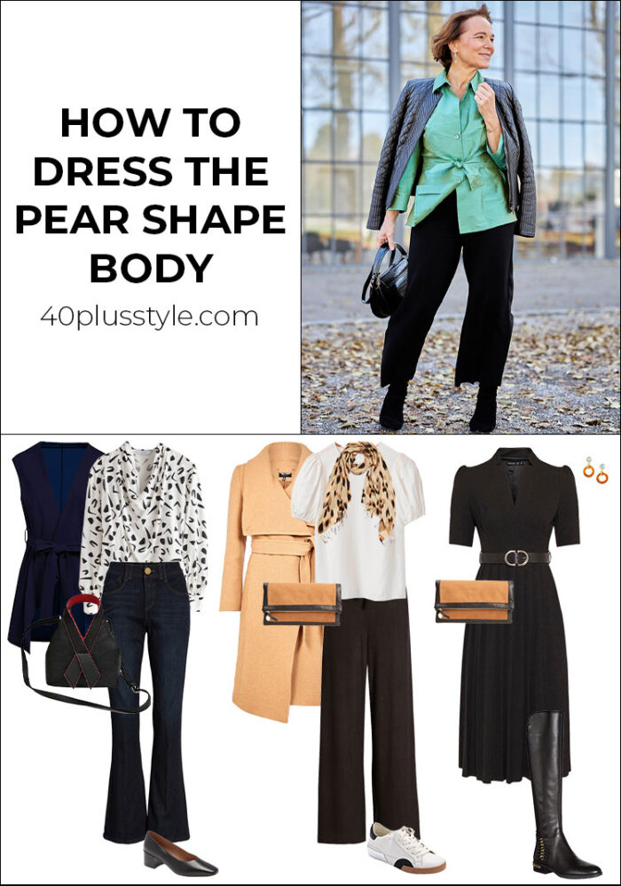 How to dress the pear body shape | 40plusstyle.com