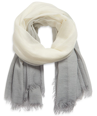 Nordstrom Cashmere & Wool Blend Ombre Square Scarf | 40plusstyle.com