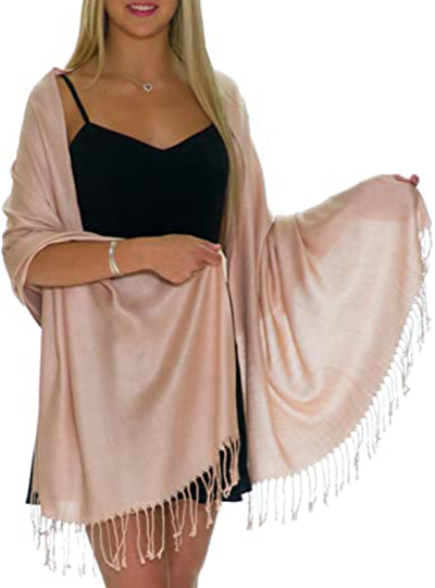 ShineGlitz Pashmina Shawl | 40plusstyle.com