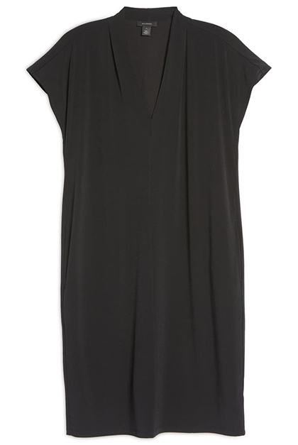 Dresses to hide a belly - Halogen shift dress | 40plusstyle.com