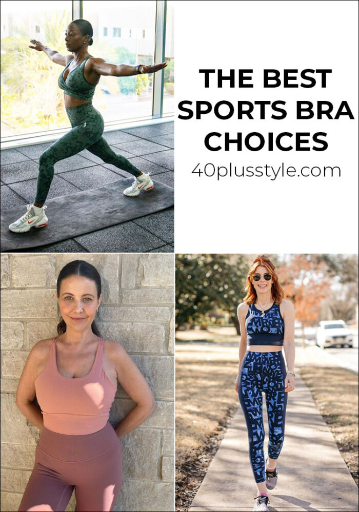 The best sports bra choices to keep everything in place | 40plusstyle.com