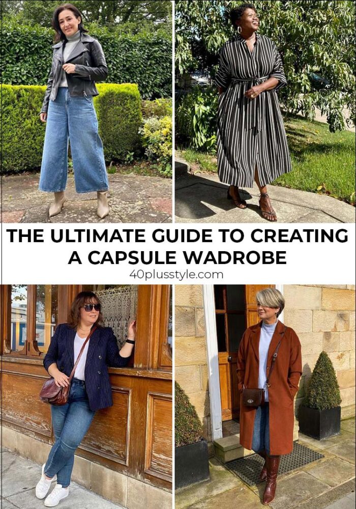 The ultimate guide to creating a capsule wardrobe that works for you | 40plusstyle.com