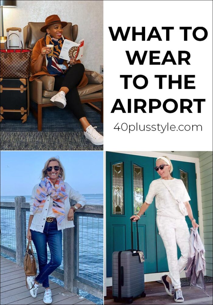 What to wear to the airport: airport outfits to get your trip off to a stylish start | 40plusstyle.com