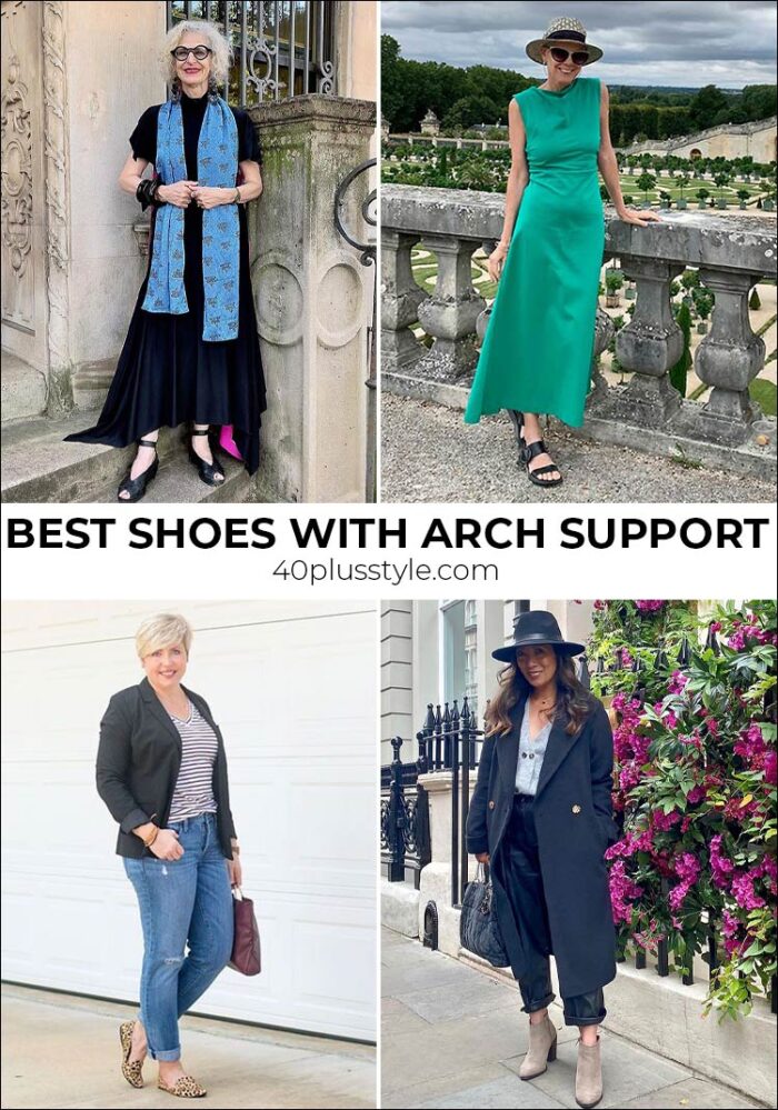 Best shoes with arch support - comfortable walking shoes to walk in all day | 40plusstyle.com