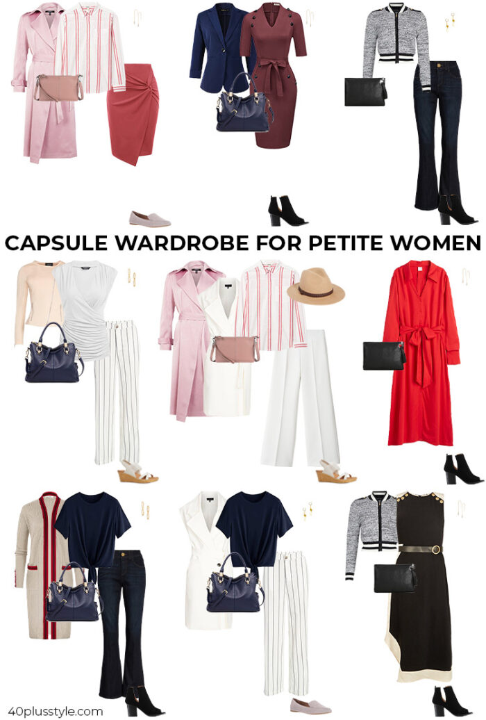 A capsule wardrobe for the petites | 40plusstyle.com