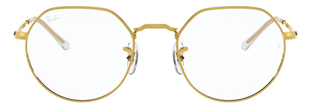 Trendy glasses for women - Ray-Ban 53mm Metal Optical Glasses | 40plusstyle.com