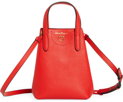 Salvatore Ferragamo Travel Leather Top Handle Bag | 40plusstyle.com