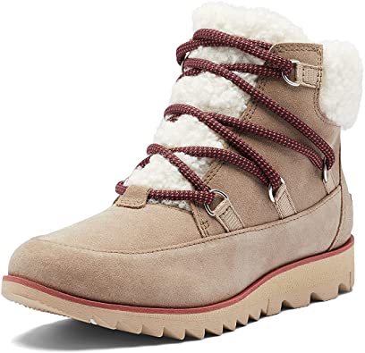 Sorel Harlow Lace Up Cozy Boots | 4plusstyle.com