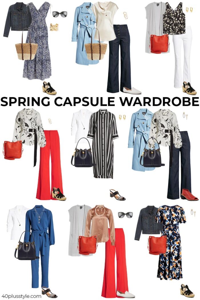 Spring 2022 capsule wardrobe | 40plusstyle.com