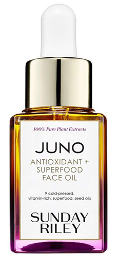 Best face oil for anti aging - Sunday Riley JUNO Essential Face Oil | 40plusstyle.com