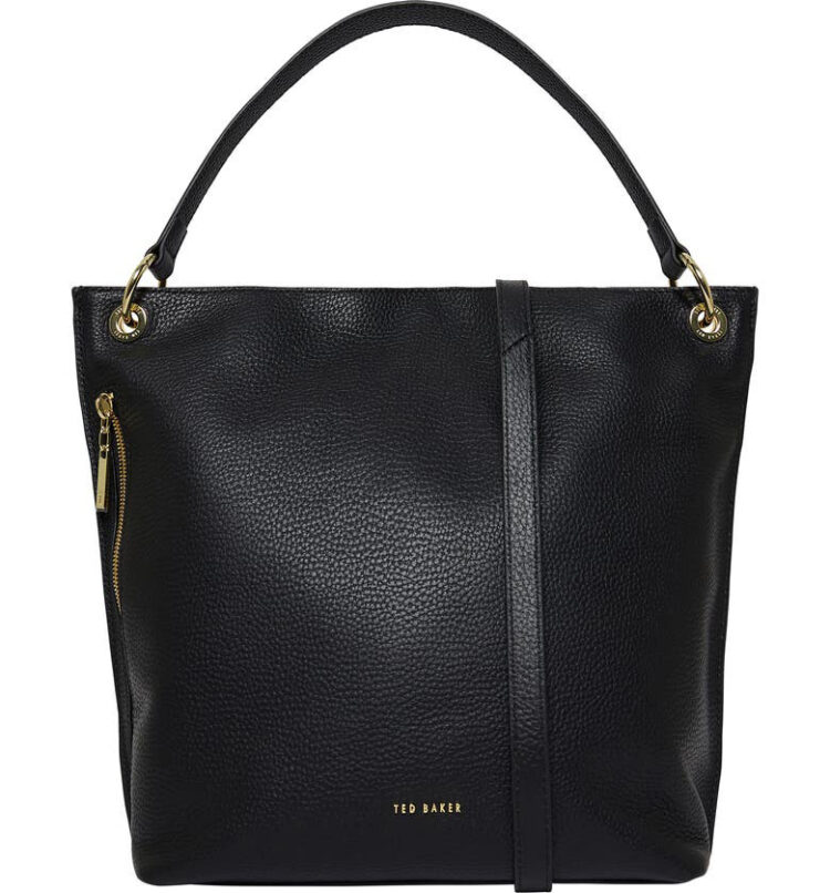 Ted Baker London Leather Hobo Bag | 40plusstyle.com