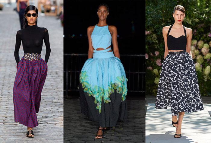 Voluminous skirts for spring | 40plusstyle.com