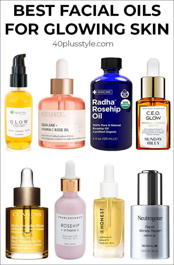 The best face oils for anti aging to give you glowing skin | 40plusstyle.com