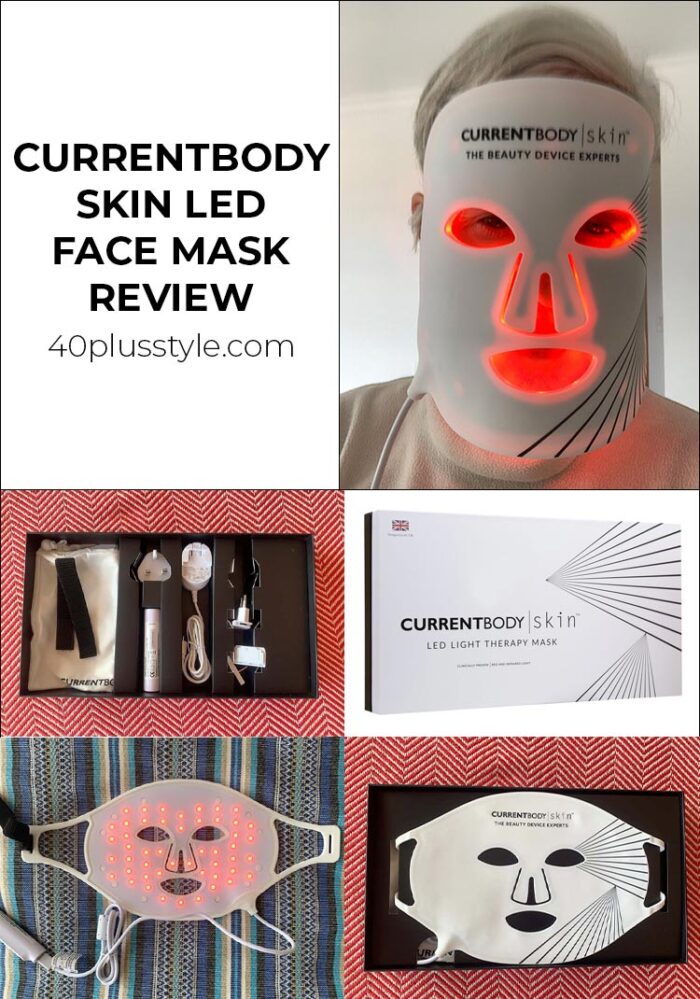 Currentbody Skin LED face mask review - does red light help rejuvenate your skin? | 40plusstyle.com