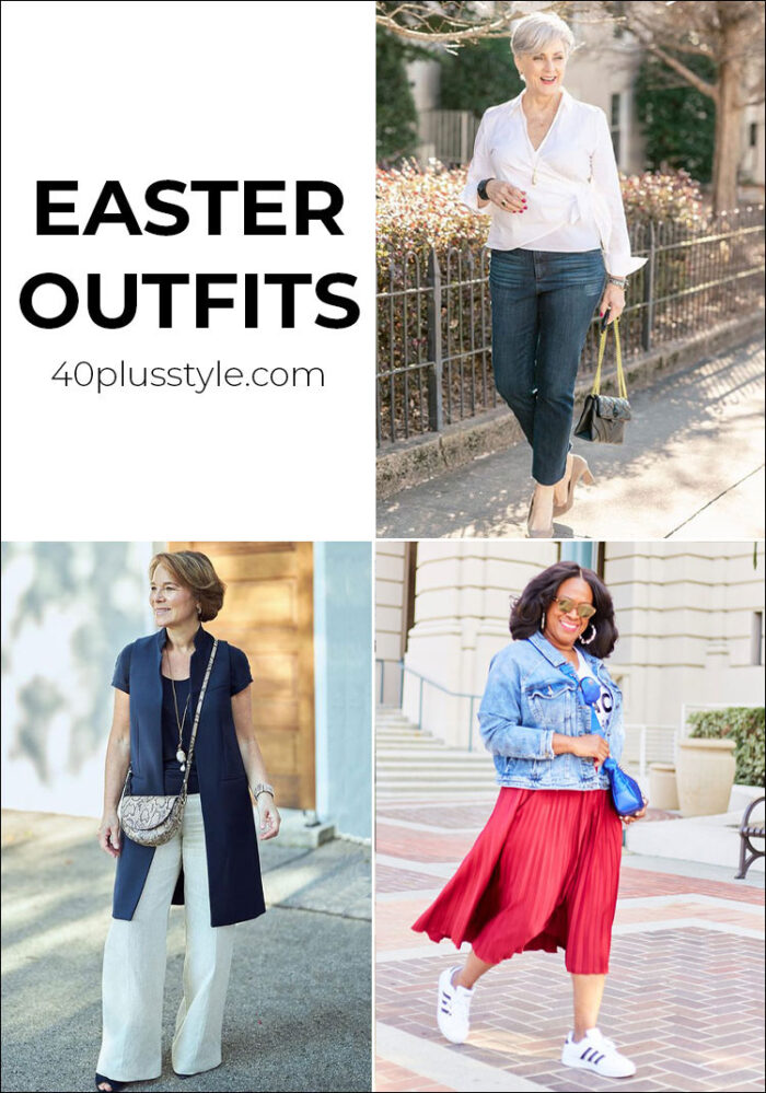 Easter outfits you will love - no matter how you are spending your Easter weekend | 40plusstyle.com