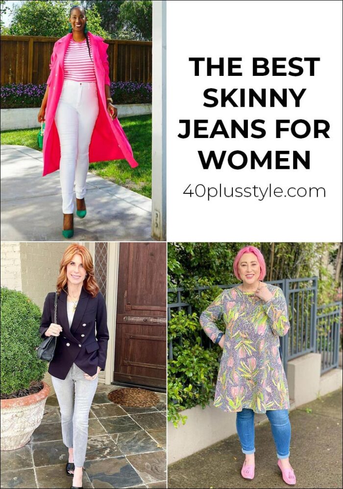 The best skinny jeans for women that will be forever on trend - and how to wear them | 40plusstyle.com