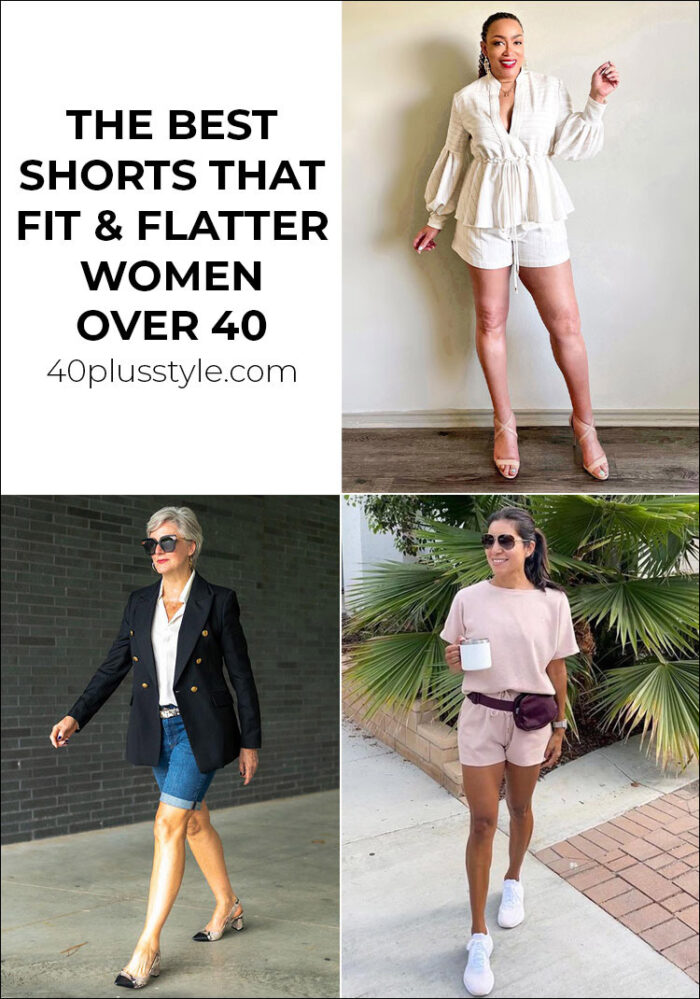 The best shorts for women over 40 - shorts that fit and flatter women over 40 of any shape | 40plusstyle.com