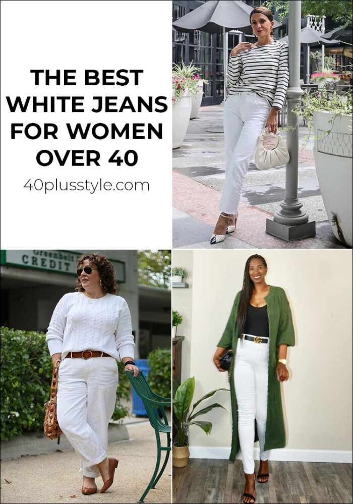 The best white jeans for women over 40 | 40plusstyle.com