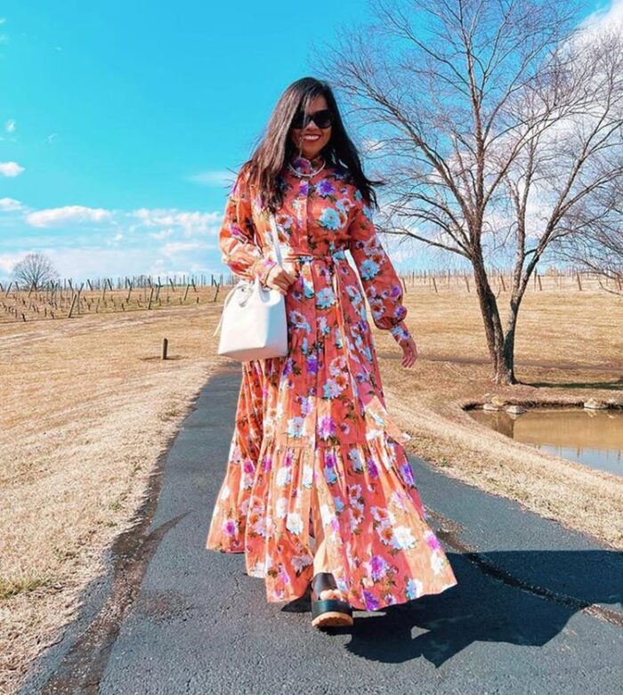 What to wear to a casual wedding - a maxi dress | 40plusstyle.com