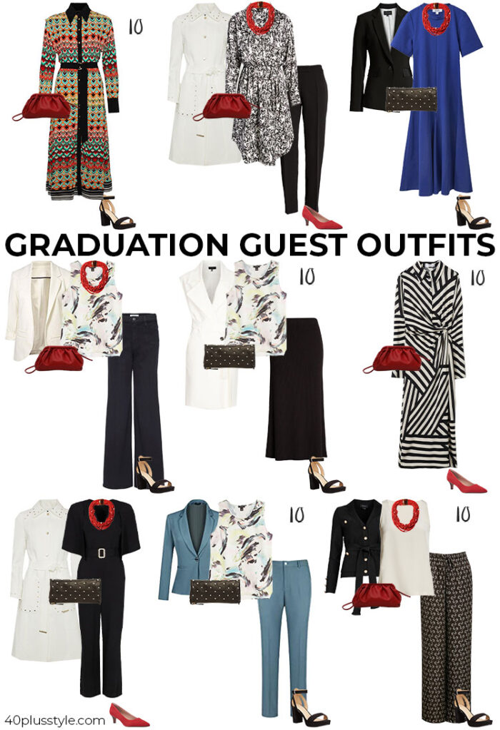 Graduation guest outfits | 40plusstyle.com