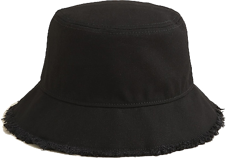 J.Crew Canvas Bucket Hat With Fringe | 40plusstyle.com