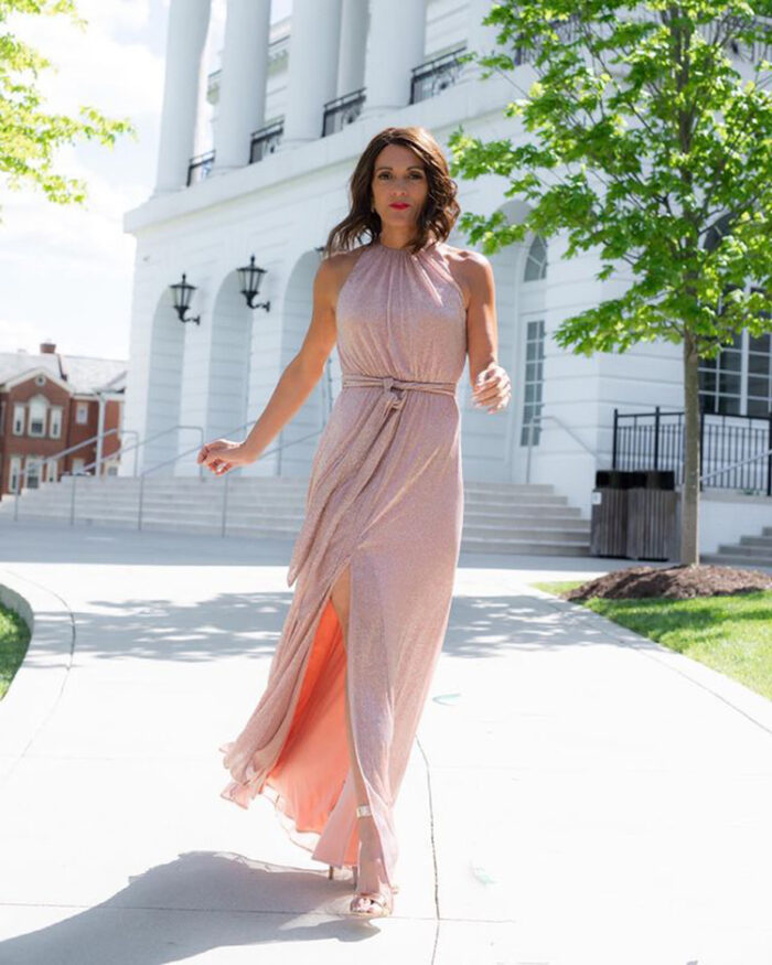 How to dress when you are the mother of the bride - Sylvia chooses a maxi dress | 40plusstyle.com
