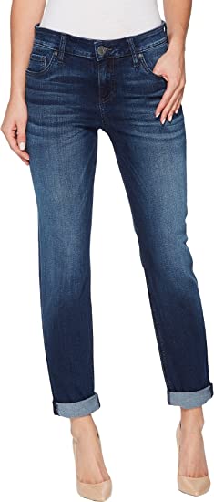 KUT from the Kloth Catherine Boyfriend Jeans | 40plusstyle.com