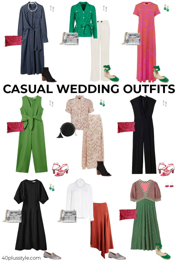 Casual wedding outfits | 40plusstyle.com
