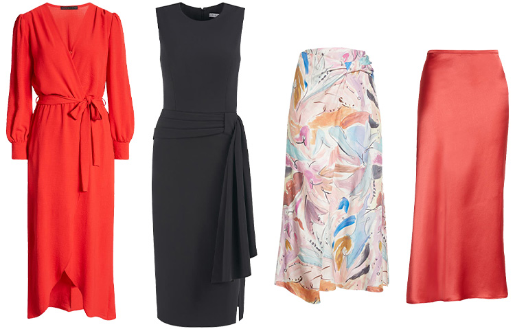 Skirts and dresses for a dinner date | 40plusstyle.com