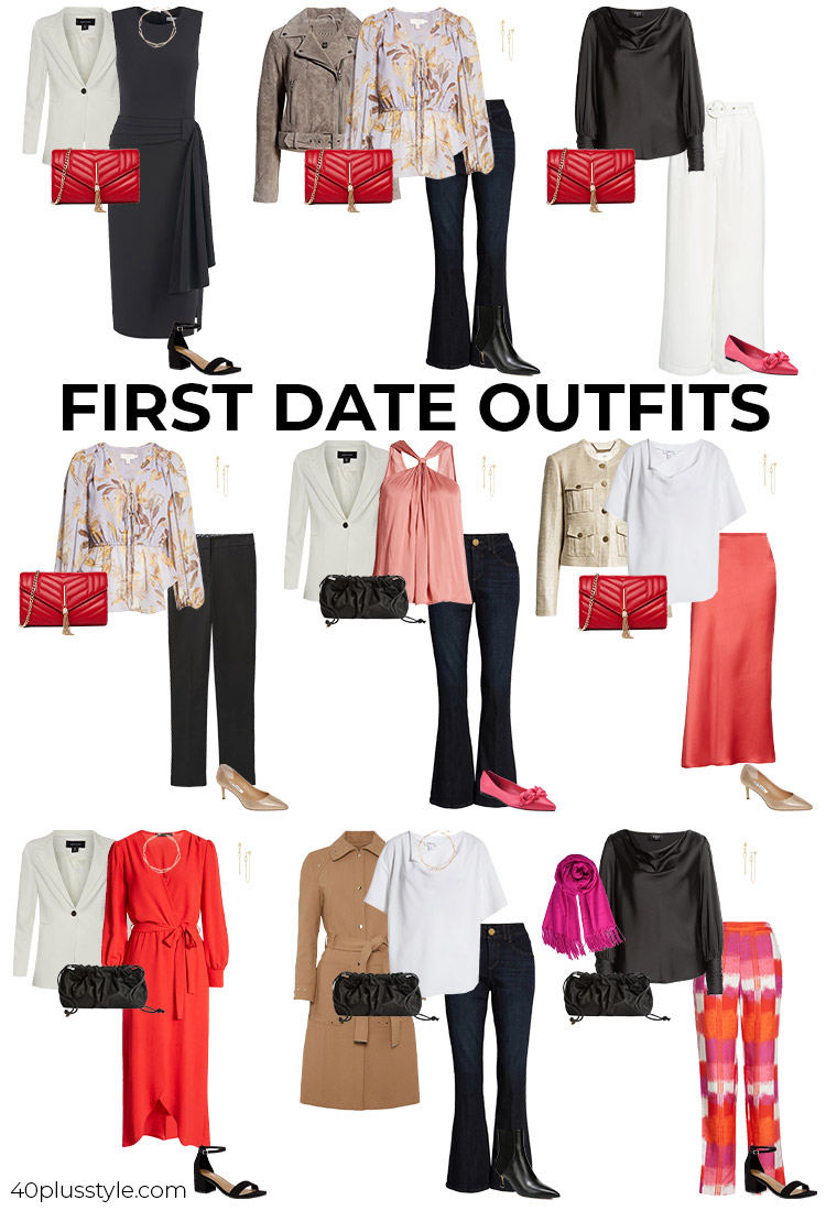 First date outfits | 40plusstyle.com