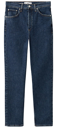 MANGO Slim Fit Crop Jeans | 40plusstyle.com