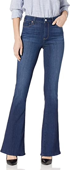 PAIGE Bell Canyon High Rise Flare Jean | 40plusstyle.com
