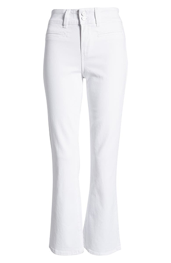PAIGE Claudine Ankle Flare Jeans | 40plusstyle.com